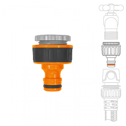 Адаптер для кранов с внешней резьбой G 1/2" и 3/4" DAEWOO DWC 1019